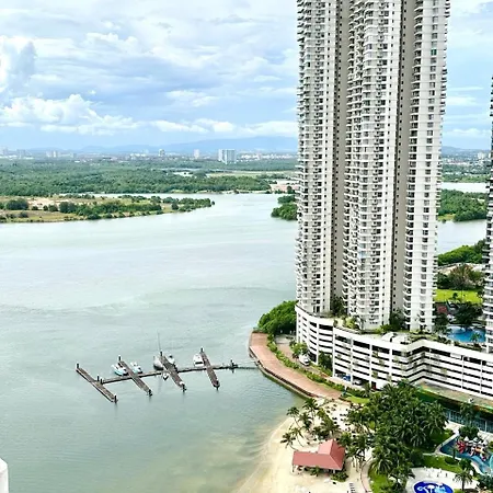 Danga Bay Beach View 4 Pax Apartment Johor Bahru Exterior photo